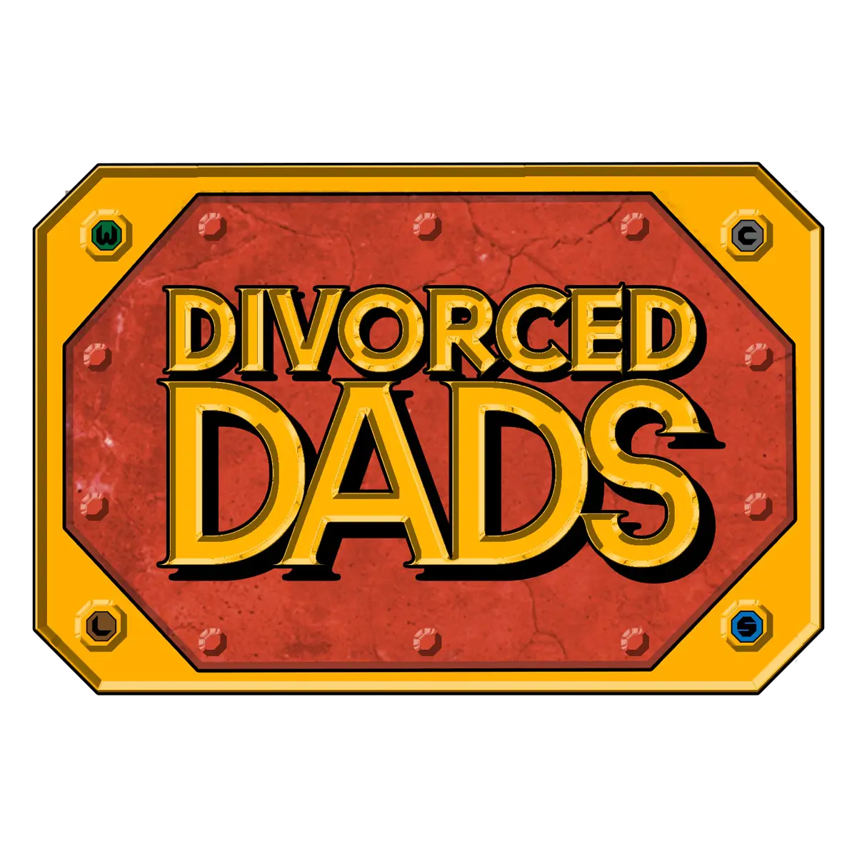 Divorced Dads Trading Cards Logo