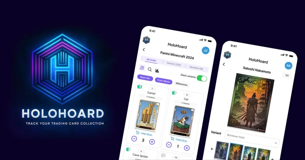 HoloHoard TCG Tracking App